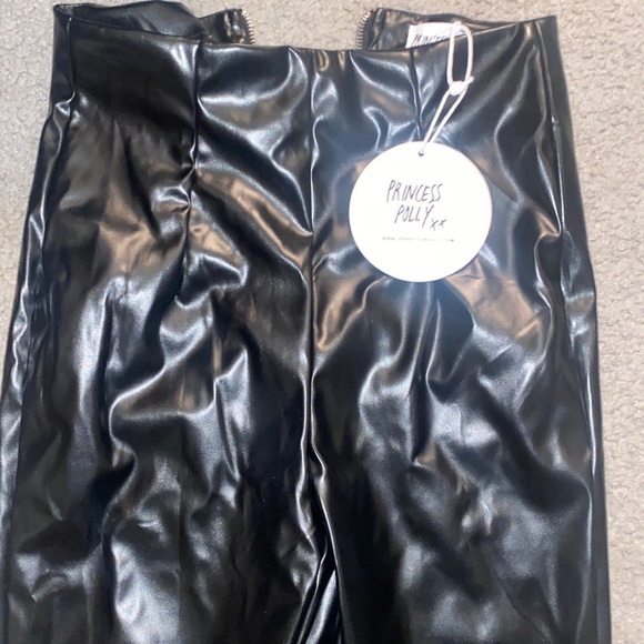 Princess Polly Lyra Pants Black size US 2 - Picture 2 of 4